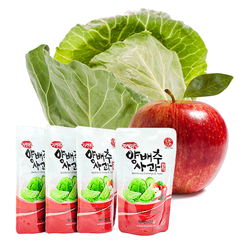 사과 양배추즙 효능 30포 유기농양배추 설날 선물세트